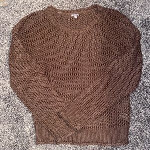 Brown Knit Sweater